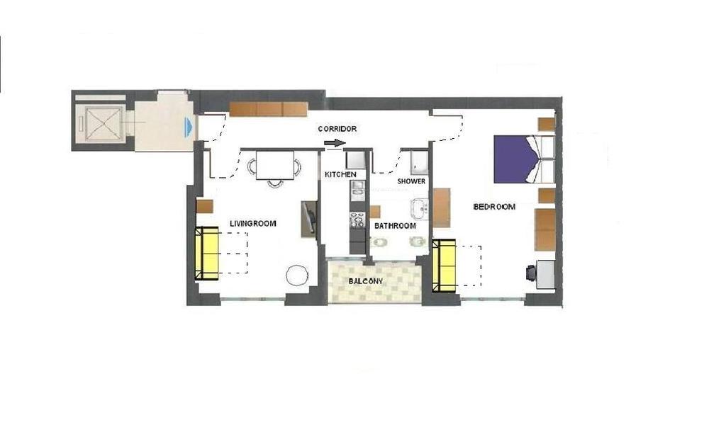 Apartmán Nibre Milán Exteriér fotografie